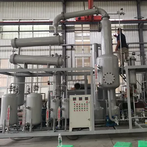 black engine oil high vacuum recycling machine to get good quality yellow base oil