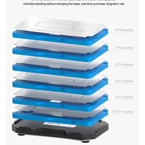 RELIFE <span class=keywords><strong>RL</strong></span>-601T Kit de Plantillas 3D BGA para Reballing de Plataforma de Estaño para Placa Base de Capa Intermedia de iPhone X~17 Pro Max, 31 en <span class=keywords><strong>1</strong></span> - Product Image 4