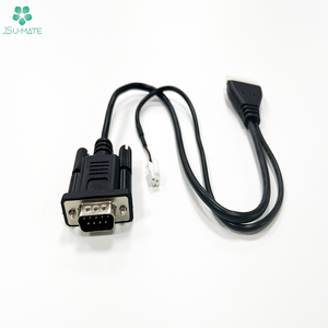 Kustom DB9 9-pin seri Port laki-laki perempuan kabel perakitan luar dibentuk kawat Harness Molex/JST 2 3 4 5 6 7 8 9Pin kabel - Product Image 3