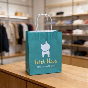 Sac de shopping en papier kraft épais de haute qualité, adapté pour l'emballage d'aliments, de vêtements et de cadeaux - Product Image 4