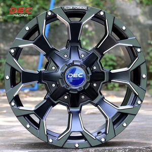 Jantes de voiture tout-terrain DEC RACING 16/17/<span class=keywords><strong>18</strong></span>/20 pouces 16x8/17x8.5/18x9/20x9 en alliage d'aluminium, design concave, nouveau JWL/VIA - Product Image 4