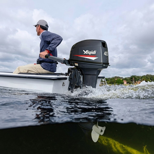 FACTORY 40HP 2 STROKE <b>BOAT</b> <b>MOTOR</b> LONG/SHORT SHAFT ENGINES - Product Image 5