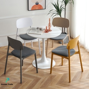 Modern Simple <strong>Tulip</strong> <strong>Tables</strong> with MDF Elegant Balconies Designed for Small Dining Spaces for Family Guests Negotiating Meetings - Product Image 6