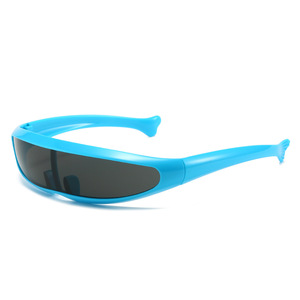 แว่นกันแดดทรงโดลฟิน Y2K รุ่นฮิต UV400 สำหรับผู้ชายและผู้หญิง กรอบ PC - Product Image 5