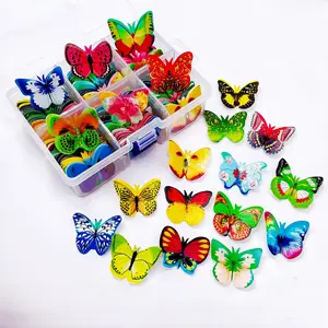 Wafer Paper Edible Butterfly Cake With Whiskers Cold Dish Decoration Card Insert Edible Wafer Paper Butterfly