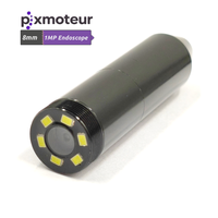 Module de caméra endoscopique industrielle Pixmoteur 5MP 8mm USB 2.0, boroscope étanche pour inspection de tuyaux, mini 25FPS 2592*1944px H.264