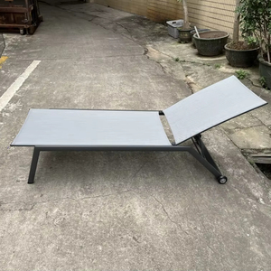 Sillón <span class=keywords><strong>de</strong></span> <span class=keywords><strong>piscina</strong></span> <span class=keywords><strong>de</strong></span> malla <span class=keywords><strong>de</strong></span> aluminio moderno, tumbona, playa al aire libre, <span class=keywords><strong>alquiler</strong></span> <span class=keywords><strong>de</strong></span> sillas, jardín, hotel, precio <span class=keywords><strong>de</strong></span> fabricante - Product Image 1