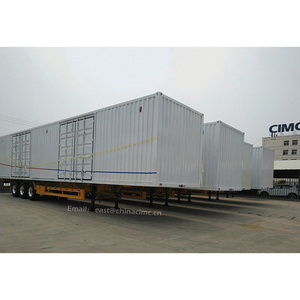 12M Dài Kèm Theo Khô Van Cargo Truck Trailer 40ft Container Kèm Theo Van Hộp Xe Tải Trailer Vận Chuyển Hàng Hóa Số Lượng Lớn - Product Image 5