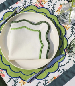 Servilletas de letras personalizadas LY, manteles individuales bordados de <span class=keywords><strong>lino</strong></span> <span class=keywords><strong>para</strong></span> fiesta, boda, restaurante - Product Image 5