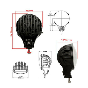 Lampe <span class=keywords><strong>de</strong></span> <span class=keywords><strong>travail</strong></span> Led <span class=keywords><strong>12v</strong></span> 24v 6 pouces 60W, phares pour jeeps avec X angel eyes H4, spot <span class=keywords><strong>de</strong></span> conduite, lampes <span class=keywords><strong>de</strong></span> <span class=keywords><strong>travail</strong></span> rondes - Product Image 4