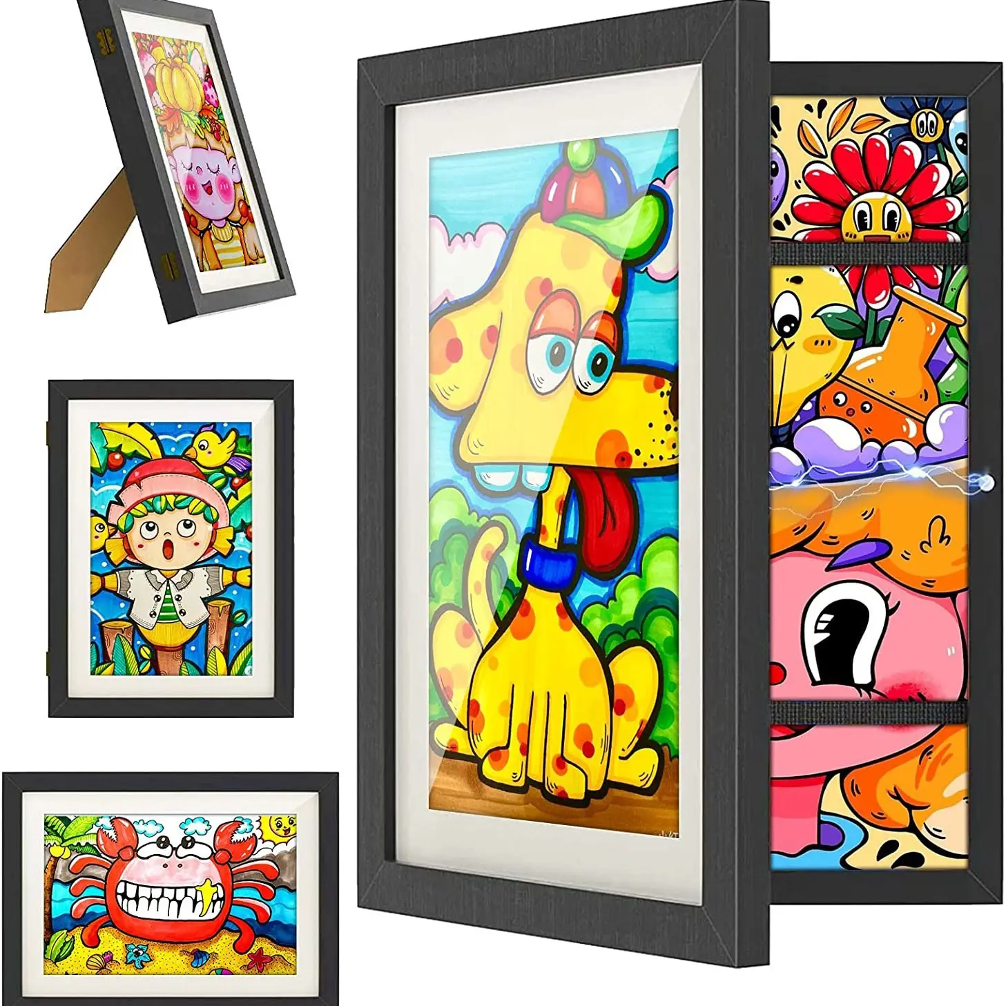 cross-border new A4 size clamshell picture frame Kids Art for children's art picture frame mounted