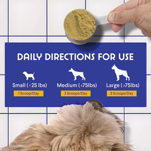 Poudre de vitamines nutritionnelles biologiques pour animaux de compagnie, multivitamines, compléments alimentaires pour la santé, soutien du système immunitaire et respiratoire pour chiens - Product Image 5