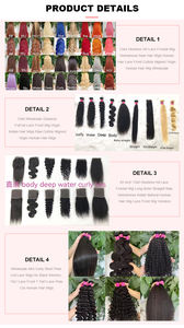 Extensions <span class=keywords><strong>de</strong></span> cheveux naturels indiens 10A haute amplitude, couleur naturelle, lisses comme des baguettes, 30 pouces, pour femmes, <span class=keywords><strong>coiffure</strong></span> quotidienne et salon - Product Image 6