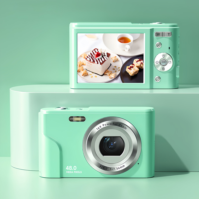 Light Pocket Retro Camera DC311 HD Digital Mini Selfie Camera for Kids Video Shooting with CMOS Sensor Point and Shoot Camera