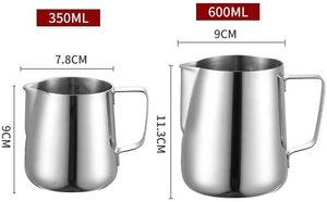 12 Oz/350ml Stainless Steel Mirror Finish Eco-Friendly Milk Frothing Pitcher - Product Image 2