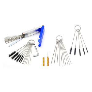 Kit de brosses de nettoyage pour pistolet à peinture, 39 pièces, outils métalliques pour l'entretien des aérographes et la réparation automobile - Product Image 1