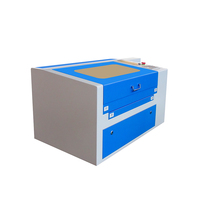 Machine de gravure et de découpe laser CO2 CNC refroidie par eau 6040 50W/80W/100W pour acrylique, bois, papier, tissu, cuir, plastique, caoutchouc, MDF