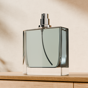 Flacon vaporisateur de parfum en verre transparent cylindrique de 50 ml, rechargeable, vide, avec impression d'écran et logo personnalisé - Product Image 4