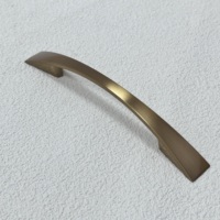 Poignées de meubles modernes et minimalistes réglables en alliage de zinc, type pont, longues et en bande, pour armoires de chambre, de cuisine, commodes et tiroirs