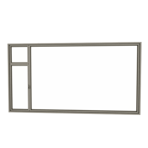 Fenêtre intelligente en aluminium avec écran en métal <span class=keywords><strong>baie</strong></span> <span class=keywords><strong>vitrée</strong></span> coulissante panoramique en aluminium grilles designs au kerala - Product Image 4