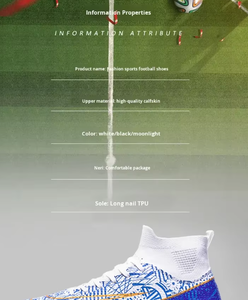 Chaussures <span class=keywords><strong>de</strong></span> football montantes pour hommes et femmes, crampons TF et AG pour gazon artificiel, entraînement professionnel, vente en gros - Product Image 4