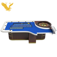 YH Factory benutzer definierte 22 Zoll Holz räder Casino Spiel Roulette Tisch mit Rad
