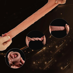 Manchon pénien réutilisable avec anneau pénien jouet sexuel, manchon pénien d'extension d'anneau pénien agrandisseur ultra-doux pour couples masculins - Product Image 4