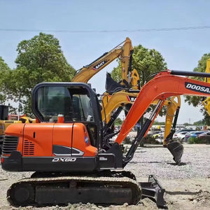 DX60ขุดมือสอง Doosan 6 T 6 Ton 6ตันแบบเกาหลีดั้งเดิมแรงขุดทนทานประสิทธิภาพเชื่อถือได้มือสองชั่วโมงต่ำ CE - Product Image 1