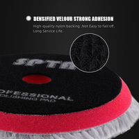 Tampons en microfibre SPTA T100 3''/5''/6'' de haute qualité pour l'entretien automobile, tampon de polissage à coupe rapide pour polisseuse DA, élimine les rayures