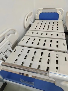 Cama de hospital manual ABS ajustable de 5 funciones con mecanismo de fácil bloqueo Textura ligera inclinable de cabeza cómoda Garantía de 3 años - Product Image 3