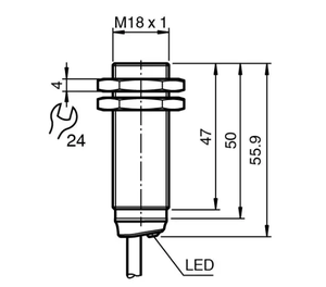 MS-PEP Perl + Fuchs NBB5-18GM50-E2เซ็นเซอร์อุปนัยความใกล้ชิดอุตสาหกรรมแบรนด์ใหม่และของแท้มีสินค้าในสต็อก - Product Image 5