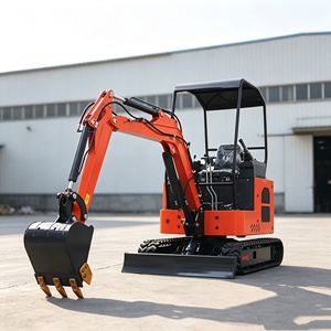 Mini Excavadora de 2 Toneladas, Pequeña Excavadora de Orugas para Trabajos Agrícolas - Product Image 1
