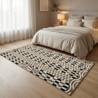 High Quality Handmade Acrylic Carpet Bedroom Large Dark Color Wholesale Price Area Rugs