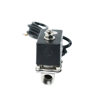 Vanne solénoïde en acier inoxydable, AC220V, électrique, filetée, 304, vanne solénoïde pour l'eau