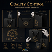 Bolsas de Compra Color Granate Oscuro con Logotipo para Fragancias, Lencería y Regalos Navideños, Impresión Personalizada en Lámina, Suministro al por Mayor