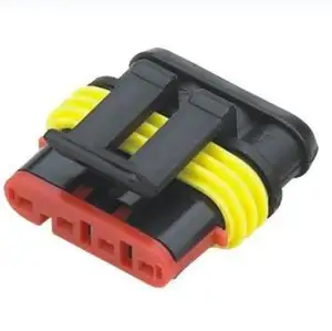 Amp Super Seal 4P Waterdichte Voedingskabel Connector Auto Connector