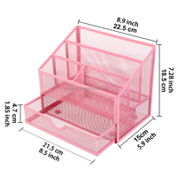 Organisateur de courrier en métal perforé A4 personnalisable par le fabricant, trieur de dossiers vertical avec tiroir pour la maison et le bureau