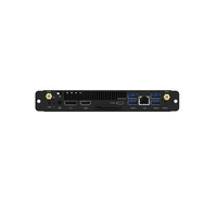 JWIPC Lecteur de signalisation numérique 4K Intel 11ème génération Tiger Lake H Salle de conférence PC Wi-Fi 6 TPM 2.0 3 écrans Module OPS de taille européenne