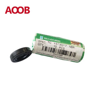 Joint d'huile d'arbre rotatif métrique Uxcell 15*30*7 joint d'huile en caoutchouc à double lèvre/noir TC de qualité pour machines taille 15x30x7mm - Product Image 4