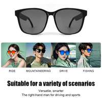 Lunettes intelligentes tout-en-un GS08 avec traduction IA, audio Bluetooth, appels mains libres et déclencheur de caméra à distance. Cadre léger
