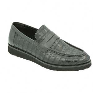 Ultimo Design da uomo con motivo a coccodrillo in vera pelle Penny mocassini scarpe <span class=keywords><strong>Casual</strong></span> traspiranti per la primavera autunno leggero - Product Image 2