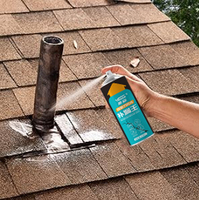 Peinture de revêtement polyuréthane auto-pulvérisante imperméable pour la construction, colle murale à base d'eau, spray anti-fuite pour toiture extérieure