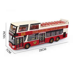High Quality 1:42 Luxury Real Collection <strong>London</strong> Hongkong Diecast Double Decker Sightseeing <strong>Bus</strong> Model <strong>Toy</strong> with Opening Doors - Product Image 6