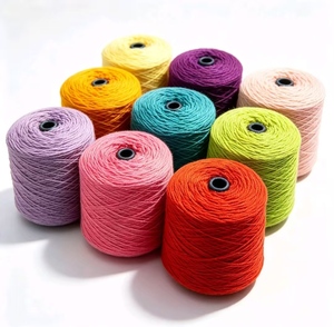 Qtools Hilo de <span class=keywords><strong>Lana</strong></span> de Nueva Zelanda al por Mayor - Hilo Multicolor de Núcleo Hilado para Pistola de Tufting para Alfombras DIY y Textiles del Hogar - Product Image 6