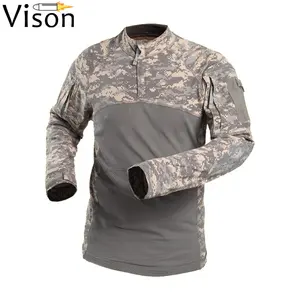 Camouflage tactical uniform us combat shirt cargo multicam outdoor tactical clothing parka multicam