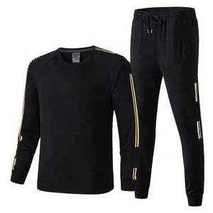 Survêtement de sport d'hiver personnalisé pour homme, design 2-en-1, à capuche, coupe ample, doublure polaire polyester/coton, grandes tailles - Product Image 3