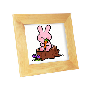 4x6 inch hiển thị đường cong rộng khuôn gỗ hạt treo tường gỗ hình ảnh khung bàn rắn khung ảnh bằng gỗ - Product Image 1