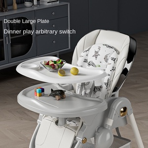 Chaise de table à manger multifonctionnelle, pliable et portable pour les enfants pour l'apprentissage à la maison Chaise haute et rehausseur durable pour bébé - Product Image 4