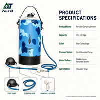 Sac de Douche Portable Multifonctionnel pour Camping, Réservoir d'Eau en PVC pour Extérieur, Conteneur de Stockage d'Eau pour Randonnée, Plage, Voyage, Urgence, Fabriqué en Chine