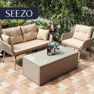 <span class=keywords><strong>Canapé</strong></span> <span class=keywords><strong>de</strong></span> patio 2 places en rotin, mobilier <span class=keywords><strong>d</strong></span>'extérieur imperméable, aspect bois, plastique, structure en fer, ensembles <span class=keywords><strong>de</strong></span> canapés <span class=keywords><strong>de</strong></span> <span class=keywords><strong>jardin</strong></span>, <span class=keywords><strong>canapé</strong></span> <span class=keywords><strong>d</strong></span>'extérieur en verre - Product Image 2